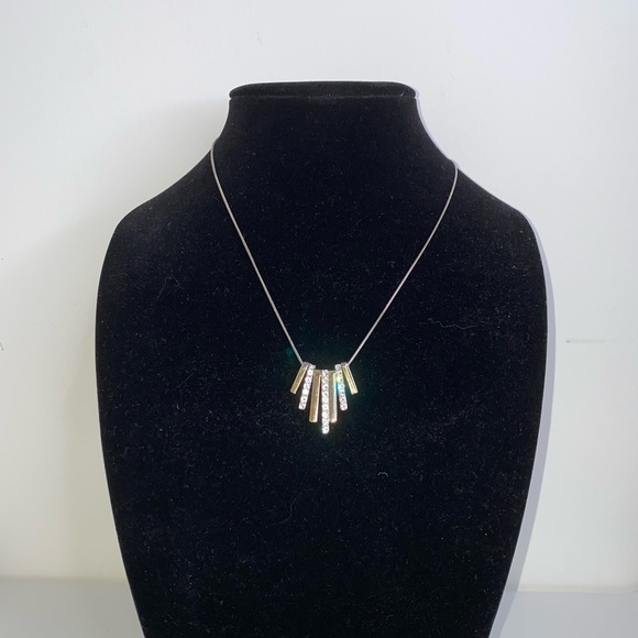 Two toned Statement necklace - Picture 2 of 7